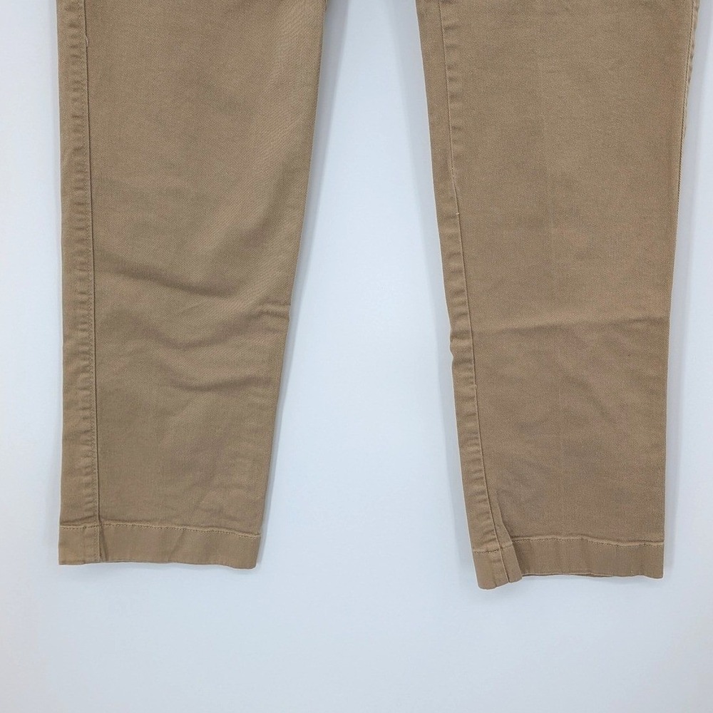 J. Crew Flex Khaki Straight Leg Chino Pants Cotton Stretch W29 L31 Preppy Office - Picture 3 of 11